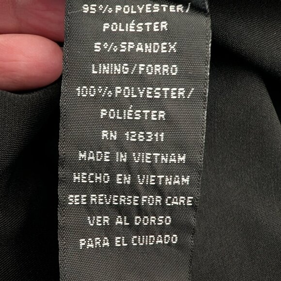 Ronni Nicole by Ouida Black Evening Sleeveless Beaded Dress Size Large - Picture 8 of 9